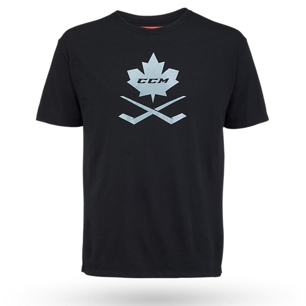 CCM BLACKOUT IRIDESCENT LEAF T-SHIRT SENIOR